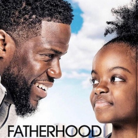 Melody Hurd and Kevin Hart, Poster of FATHERHOOD